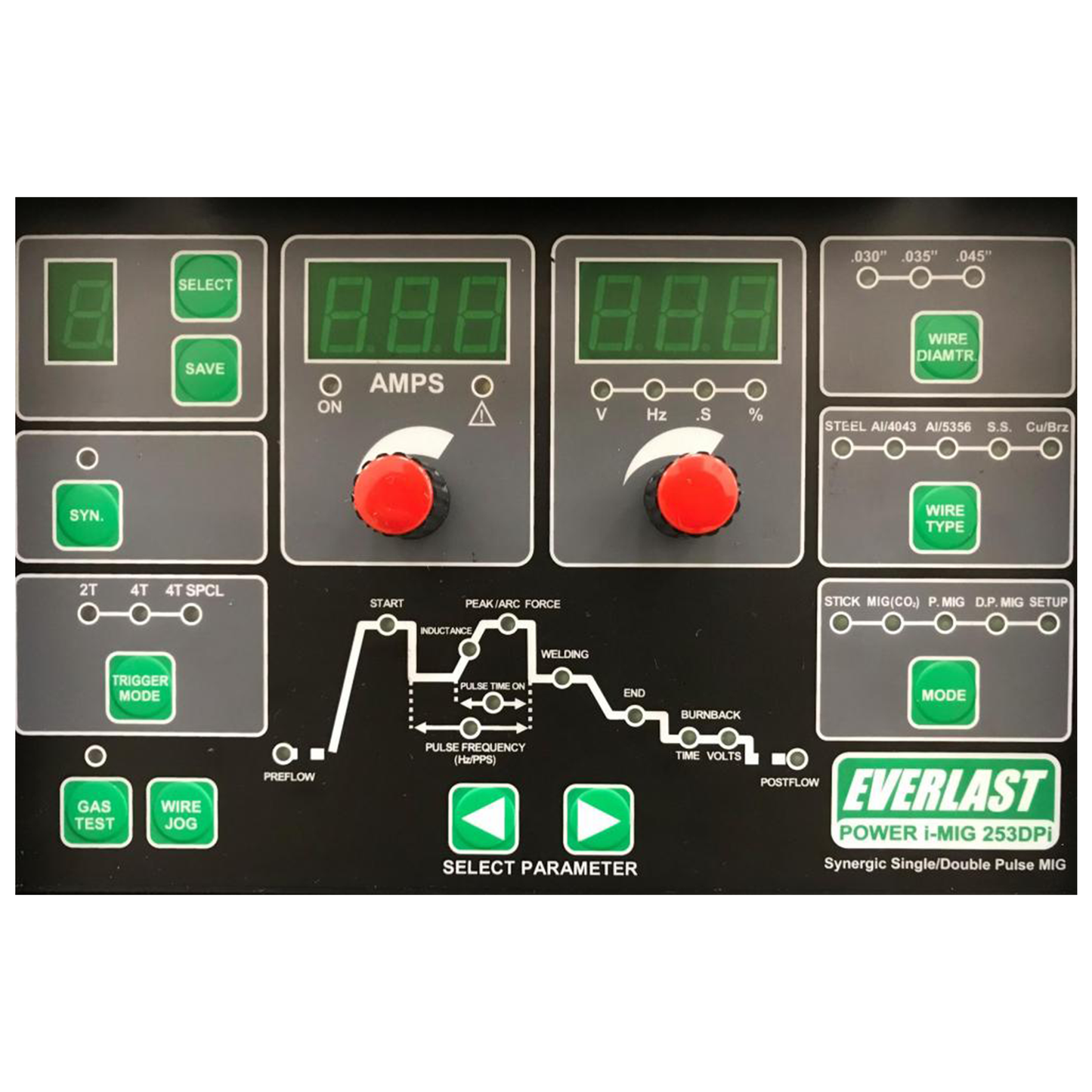Power i-MIG 253DPi (Double Pulse MIG Welder) - Everlast Welders Australia