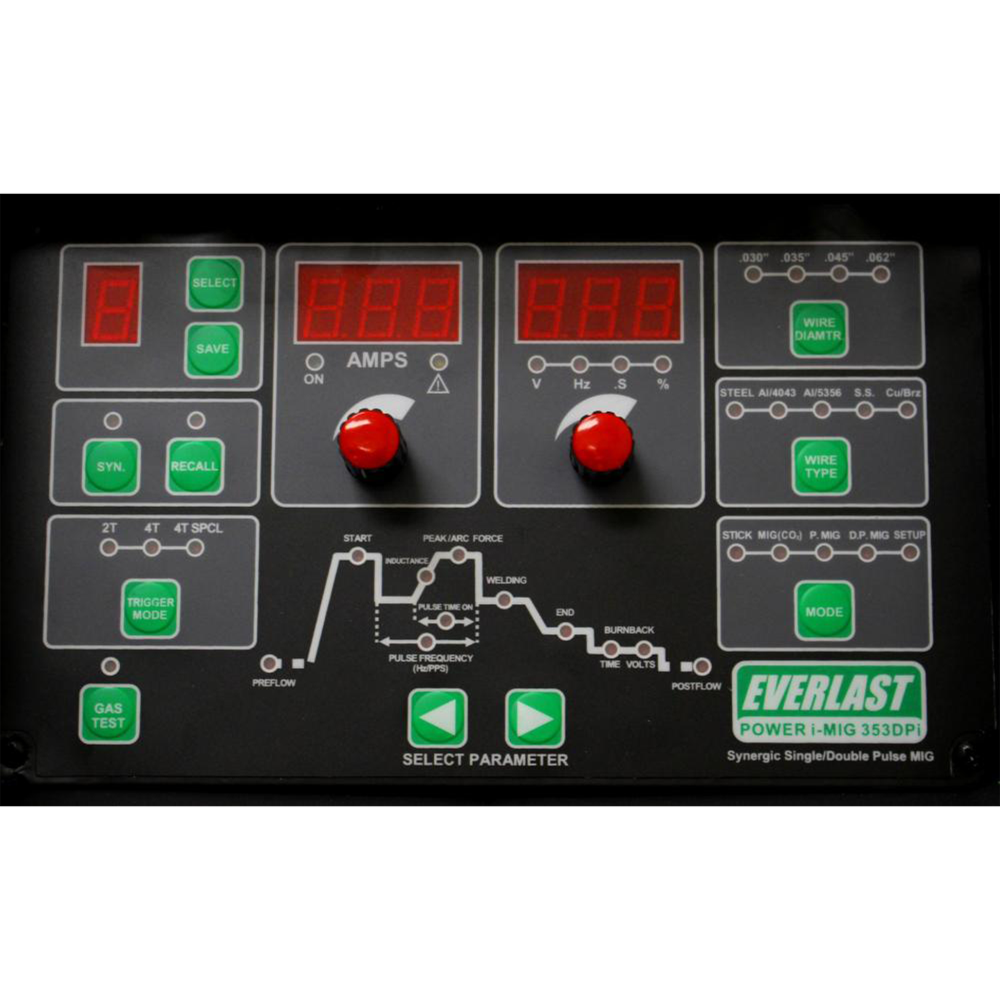 Power i-MIG 353DPi (Double Pulse MIG Welder) - Everlast Welders Australia 