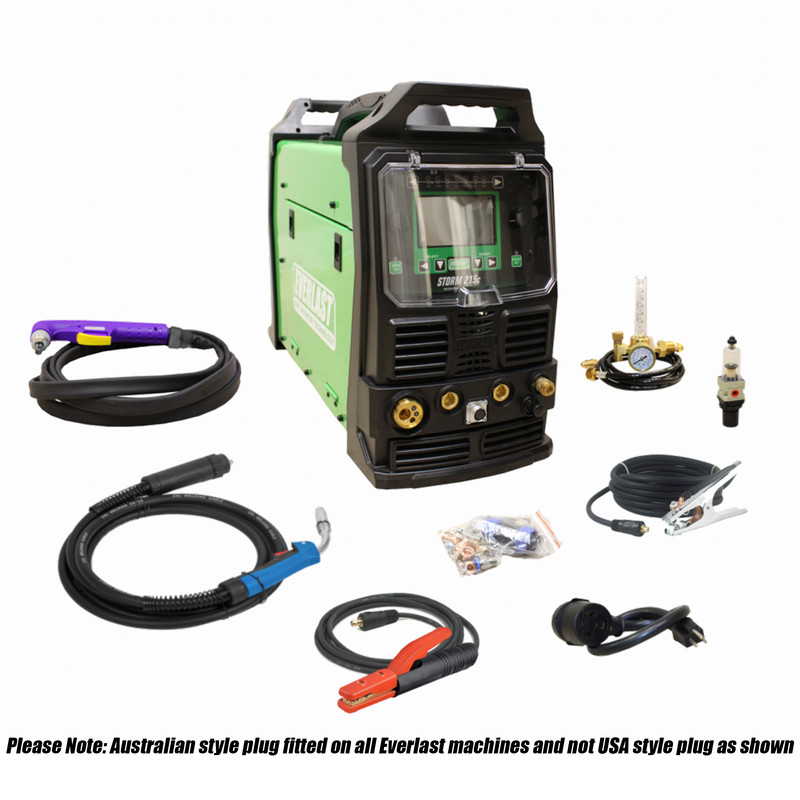 STORM 215C STCK-MIG-PLASMA - Everlast Welders Australia 